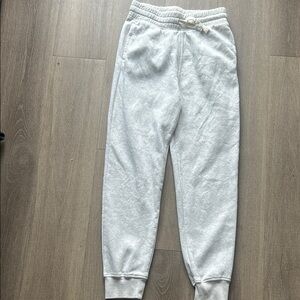 H&M Light Gray Fleece Joggers - Size 13-14Y / US M